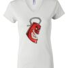 Women's Short Sleeve V-Neck T-Shirt Thumbnail