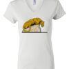 Women's Short Sleeve V-Neck T-Shirt Thumbnail