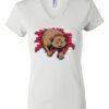 Women's Short Sleeve V-Neck T-Shirt Thumbnail