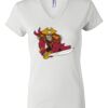 Women's Short Sleeve V-Neck T-Shirt Thumbnail