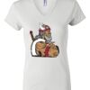 Women's Short Sleeve V-Neck T-Shirt Thumbnail