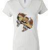 Women's Short Sleeve V-Neck T-Shirt Thumbnail