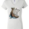 Women's Short Sleeve V-Neck T-Shirt Thumbnail