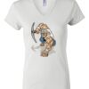 Women's Short Sleeve V-Neck T-Shirt Thumbnail