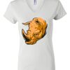 Women's Short Sleeve V-Neck T-Shirt Thumbnail