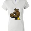 Women's Short Sleeve V-Neck T-Shirt Thumbnail