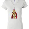 Women's Short Sleeve V-Neck T-Shirt Thumbnail