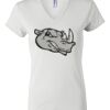 Women's Short Sleeve V-Neck T-Shirt Thumbnail