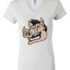 Women's Short Sleeve V-Neck T-Shirt Thumbnail