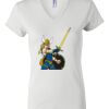 Women's Short Sleeve V-Neck T-Shirt Thumbnail