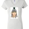 Women's Short Sleeve V-Neck T-Shirt Thumbnail