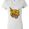 Women's Short Sleeve V-Neck T-Shirt Thumbnail