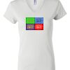 Women's Short Sleeve V-Neck T-Shirt Thumbnail