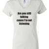 Women's Short Sleeve V-Neck T-Shirt Thumbnail