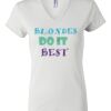 Women's Short Sleeve V-Neck T-Shirt Thumbnail