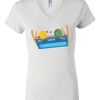 Women's Short Sleeve V-Neck T-Shirt Thumbnail