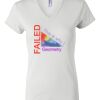 Women's Short Sleeve V-Neck T-Shirt Thumbnail