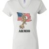 Women's Short Sleeve V-Neck T-Shirt Thumbnail