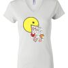 Women's Short Sleeve V-Neck T-Shirt Thumbnail