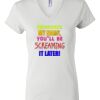 Women's Short Sleeve V-Neck T-Shirt Thumbnail