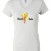 Women's Short Sleeve V-Neck T-Shirt Thumbnail