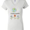 Women's Short Sleeve V-Neck T-Shirt Thumbnail