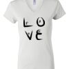 Women's Short Sleeve V-Neck T-Shirt Thumbnail