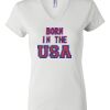 Women's Short Sleeve V-Neck T-Shirt Thumbnail