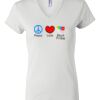 Women's Short Sleeve V-Neck T-Shirt Thumbnail