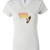 Women's Short Sleeve V-Neck T-Shirt Thumbnail