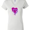 Women's Short Sleeve V-Neck T-Shirt Thumbnail