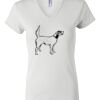 Women's Short Sleeve V-Neck T-Shirt Thumbnail