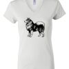 Women's Short Sleeve V-Neck T-Shirt Thumbnail