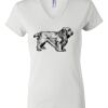 Women's Short Sleeve V-Neck T-Shirt Thumbnail