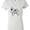 Women's Short Sleeve V-Neck T-Shirt Thumbnail