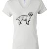 Women's Short Sleeve V-Neck T-Shirt Thumbnail