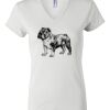 Women's Short Sleeve V-Neck T-Shirt Thumbnail