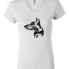 Women's Short Sleeve V-Neck T-Shirt Thumbnail