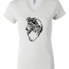 Women's Short Sleeve V-Neck T-Shirt Thumbnail