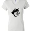 Women's Short Sleeve V-Neck T-Shirt Thumbnail