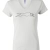 Women's Short Sleeve V-Neck T-Shirt Thumbnail