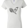 Women's Short Sleeve V-Neck T-Shirt Thumbnail