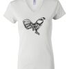 Women's Short Sleeve V-Neck T-Shirt Thumbnail