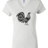 Women's Short Sleeve V-Neck T-Shirt Thumbnail