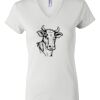 Women's Short Sleeve V-Neck T-Shirt Thumbnail