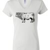 Women's Short Sleeve V-Neck T-Shirt Thumbnail