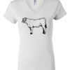 Women's Short Sleeve V-Neck T-Shirt Thumbnail