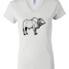 Women's Short Sleeve V-Neck T-Shirt Thumbnail