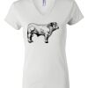 Women's Short Sleeve V-Neck T-Shirt Thumbnail