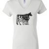 Women's Short Sleeve V-Neck T-Shirt Thumbnail